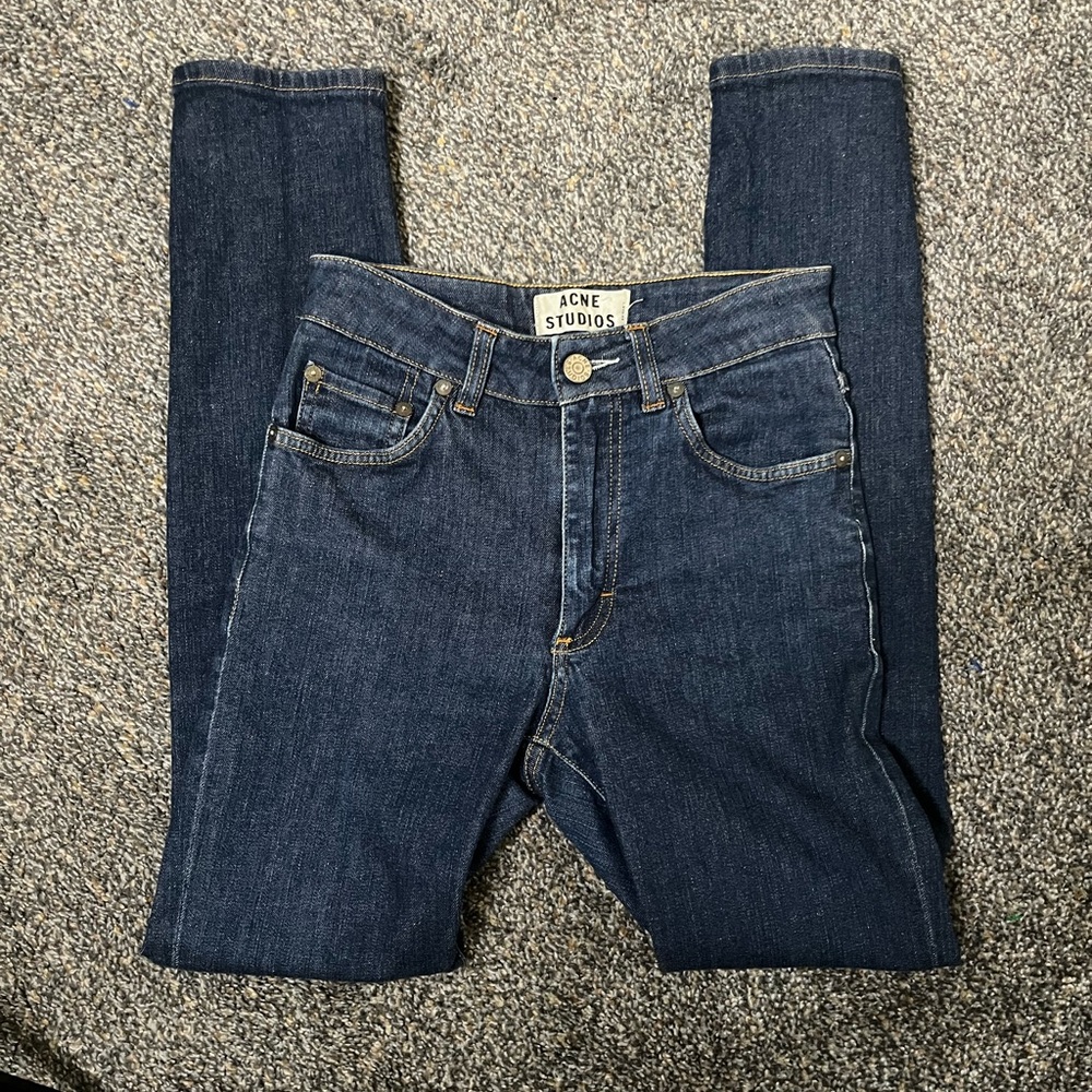Acne Studios Women’s Indigo Blue Jeans 5 Pocket